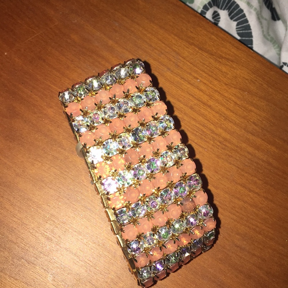Pink/whitish fancy bracelet